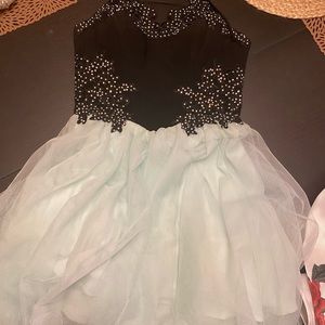 Prom/Homecoming Dress- Black and Teal